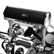 Waterproof Motorcycle Stereo Speakers Audio System Bluetooth Amp FM Radio Chrome