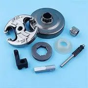 Clutch Drum .325"-8T Sprocket Rim Oil Pump Kit For Husqvarna 340 345 346XP 350 353 445 450 E/EPA Chainsaw Needle Bearing
