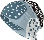 [ZaKhs] Seal Whale Octopus Fish Print Beanie Hat Winter Warm Knit Hat Soft Skull Cap for Women Men Black, Black, One Size
