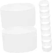 HIAKDOFT 300pcs Self Adhesive Money Bands White Currency Straps for Cash Organization Effortless Bundling for Banks Supermarkets Secure Versatile Wrappers for Financial Use