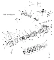 Polaris Reservoir Assembly, Genuine OEM Part 3234751, Qty 1