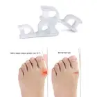 2Pcs Toe Stretcher Foot Alignment Big Toe Spacers for Overlapping Toes Women Men