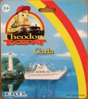 ERTL 34006 - Theodore Tugboat "Carla, the Cool Cabin Cruiser" 1998 NIP