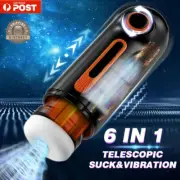 Automatic Sucking Thrusting Heating Masturbator Cup Male Stroker Sex Toy For Men