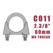 Aunger U-Bolt Clamp M8 X 60Mm - C011