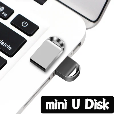 Mini Flash Drive Metal USB Disk Waterproof Memory Stick High Speed 8GB 128GB 1TB