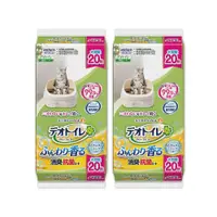 在飛比找PChome24h購物優惠-(2袋40片組)日本Unicharm嬌聯-銀離子瞬吸寵物消臭