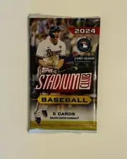 2024 Topps Stadium Club Baseball Blaster Pack CHROME! PARALLEL/REFRACTOR
