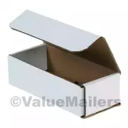 100 - 8x2x2 White Corrugated Shipping Packing Box Boxes Mailers