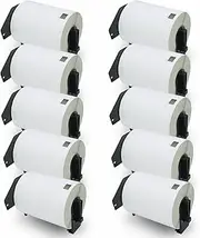 BETCKEY - Shipping Labels Replacement for Brother DK-11241 (102mm x 152mm), Compatible with Brother QL Label Printers [10 Rolls/2000 Labels]