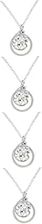 ARTSEWPLY Magnifying Glass Charm Necklace for Women Stylish Reading Magnification Lens Pendant Unique Design for Fashion Practical Use present for Friends Family