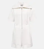 [Varley] Varley Caldwell jersey playsuit AU 12 white