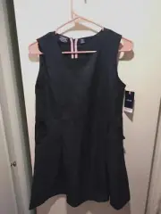 Plus Size Girl 16.5 Plus Izod Navy Blue School Skirt With Pockets MSRP $34
