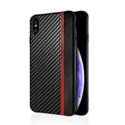 Phone Case for Samsung Galaxy A71 Case Cover Carbon Look Bumper Black