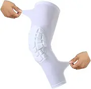 Hex Knee Pads Compression Leg Sleeve Knee Sleeve All Sports Wrestling Protector Gear, Youth & Adult Sizes, Single & Pair