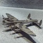 金屬馬賽克 3D 金屬馬賽克組裝金屬模型 AVRO LANCASTER BOMBER [未組裝]