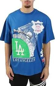 Mitchell & Ness Men's Logo Blast Los Angeles Dodgers T-Shirt