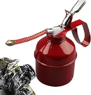 Hand Pump Oiler Can, Metal Car Oil Spray Bottle, Efficient Pipe with Flexible Hose Spout, Automotive Oiler Pot for Motorcycles, Cars, and Machinery Maintenance Applications