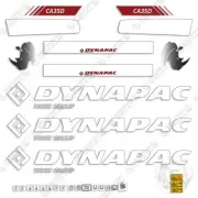 Fits Dynapac CA35D Decal Kit Roller - 7 YEAR OUTDOOR 3M VINYL! Compactor Decals