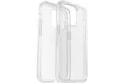 OTTERBOX Apple iPhone 14 Pro Symmetry Series Clear Antimicrobial Case - Clear (77-88620), 3X Military Standard Drop Protection, Slim design