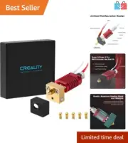 Authentic Creality Ender 3 Hotend Kit with 5 Brass Nozzles for Superior Prints