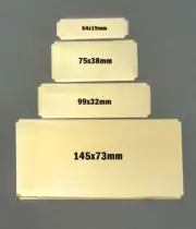 Trophy Plates - Engraved Quality METAL tags, name plate, scrapbook plaques