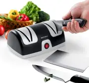Secura 2-Stage Electric Knife Sharpener with Diamond Abrasives and Precision