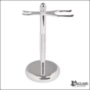 Maggard Razors - Chrome Razor and Brush Stand, 25mm