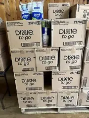 Dixie to Go Disposable Hot Coffee Cups with Lids 12 Oz 156 Count. Variety Pack