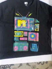 MTV, t shirt, Black Large