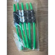 Holiday Bendy Straws 5 Count Halloween Christmas