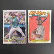 Julio Rodriguez 2024 Topps Series 2 Silver Foil 1989 89B2-9 All Star 89ASB-24