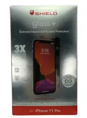 Zagg Invisible Shield Glass Plus Screen Protector iPhone 11 Pro Reinforced Edges