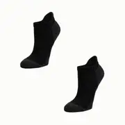 2PK SofSole Barre Grip Non Slip Training Support Socks Size M US8-12.5 Black