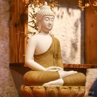 在飛比找蝦皮商城精選優惠-💖滿額免運🔥陶瓷東南亞泰佛擺件紫砂釋迦牟尼如來阿彌陀佛像客廳