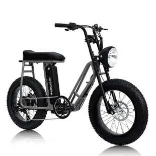 【SEic】復古Unimoke SW低跨版城市電動輔助自行車_簡約石墨灰(電輔車)