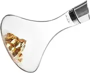 FELTECHELECTR Elegant Crystal Wine Decanter Inclined Mouth for Red Wine Simple Practical Design for Entertaining