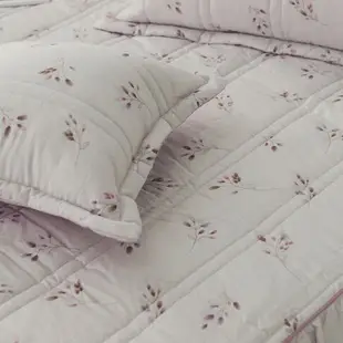 MIT 精梳純棉-五件式床罩組/雙人、加大【安妮-紫】 絲薇諾