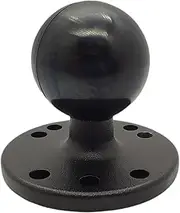 1.5 '' Ball Mounts Base,Aluminum Alloy Replacement with Circular Plate Ball Metal Round Adapter Plate Sturdy Professional
