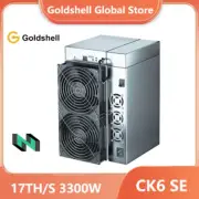 New Goldshell CK6 SE Nervos CKB Miner 17TH/s 3300W ASIC Mining Hardware with PSU