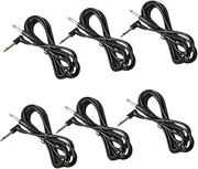 HONITANO 10PCS Right Angle Electric Guitar Effector Cables for Instruments Bass and Speakers Durable Audio Line with Design for Enhanced Convenience