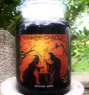Yankee Candle Halloween "WITCHES BREW" ~ Patchouli ~ Large 22 oz. ~ NEW