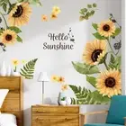 Removable Sunflower Wall Sticker Kitchen Waterproof Decals Home-Decor PVC