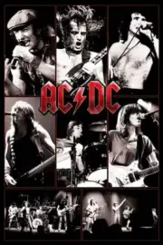 AC/DC - Live - Maxi Poster - As New Official, Rolled & Sealed - 91 x 61cm - ACDC
