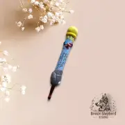 Handmade Polymer Clay Stone Rolled Away Christian Crochet Hook Ergonomic