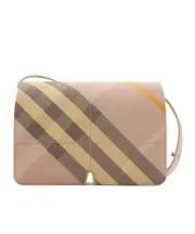 Burberry Snip Check Detailed Crossbody Bag One size Tea cup color
