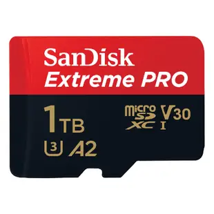 SanDisk Extreme Pro microSD MICROSDXC 記憶卡 1TB SDSQXCD-1T00-GN6MA 香港行貨