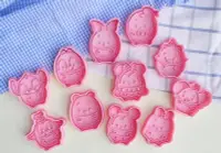 在飛比找Yahoo!奇摩拍賣優惠-tsum tsum II 糖霜餅乾模具 3D立體按壓餅乾模
