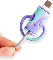 2 in 1 Data Cable Protector Cover, Colorful Charger Protector for iPhone Type-c Charger, Universal Mini Charger Protective Cover