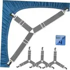Bed Sheet Straps, Easy to Install Sheet Straps, Fitted Sheet Clips, Adjustable
